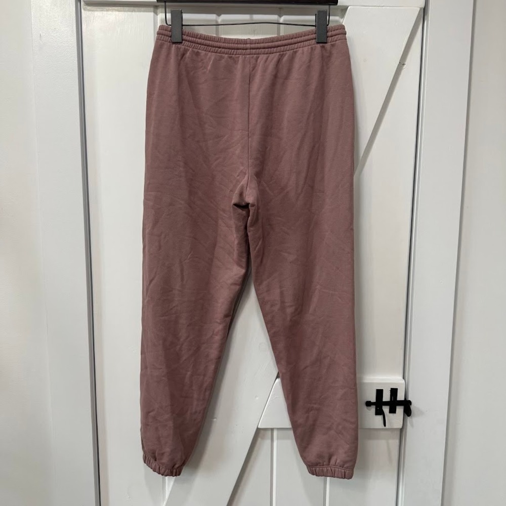 Vince Womens Sweatpants Size S Essential Joggers Mauve Pink 100% Cotton Lounge - Picture 5 of 8